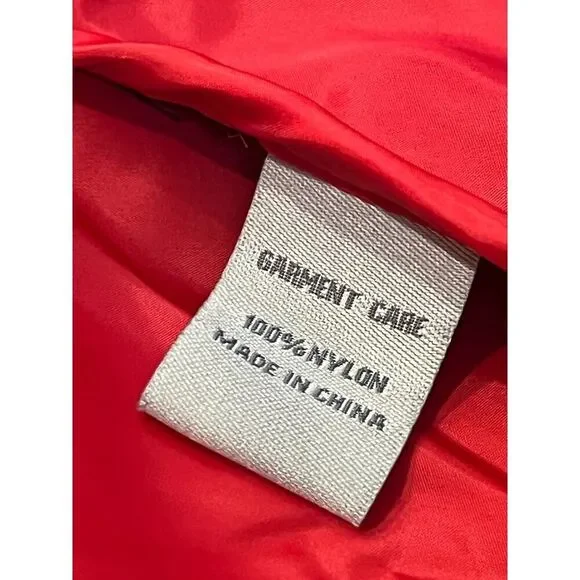 Castaway Nantucket Vest Mens XL Puffer Reversible Nylon Corduroy Red Outdoor